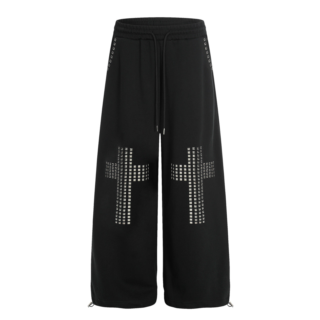 Omirad Studded Cross Wide-Leg Sweatpants