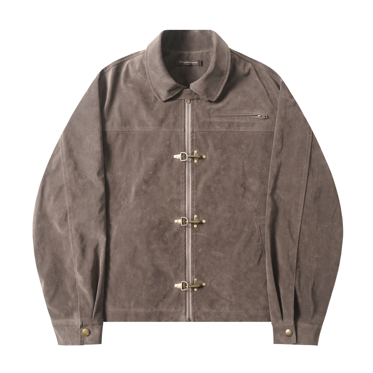 Vintage Rebel Flight-Buckle Jacket