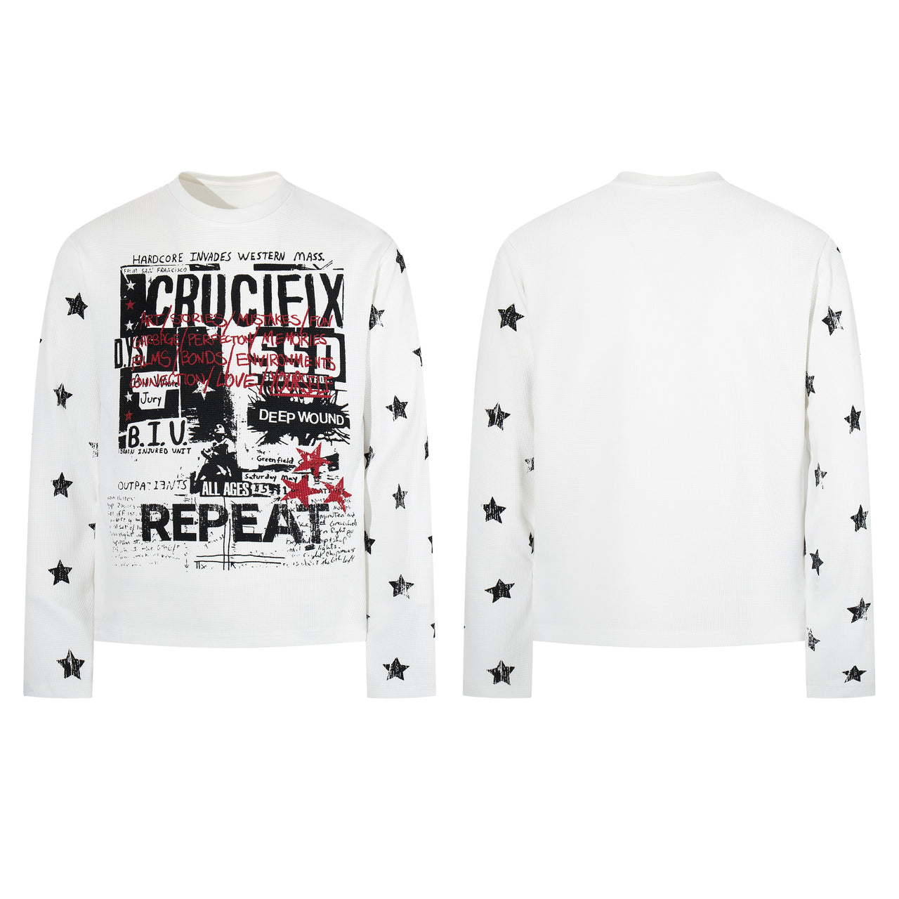 Omirad Vintage Punk Graphic Long Sleeve