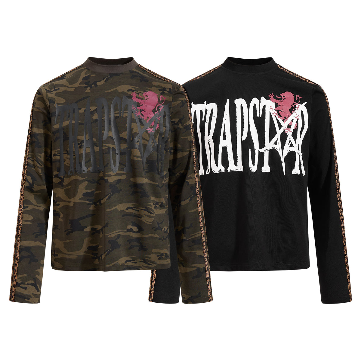 Omirad Leopard Tape Graphic Long Sleeve Tee
