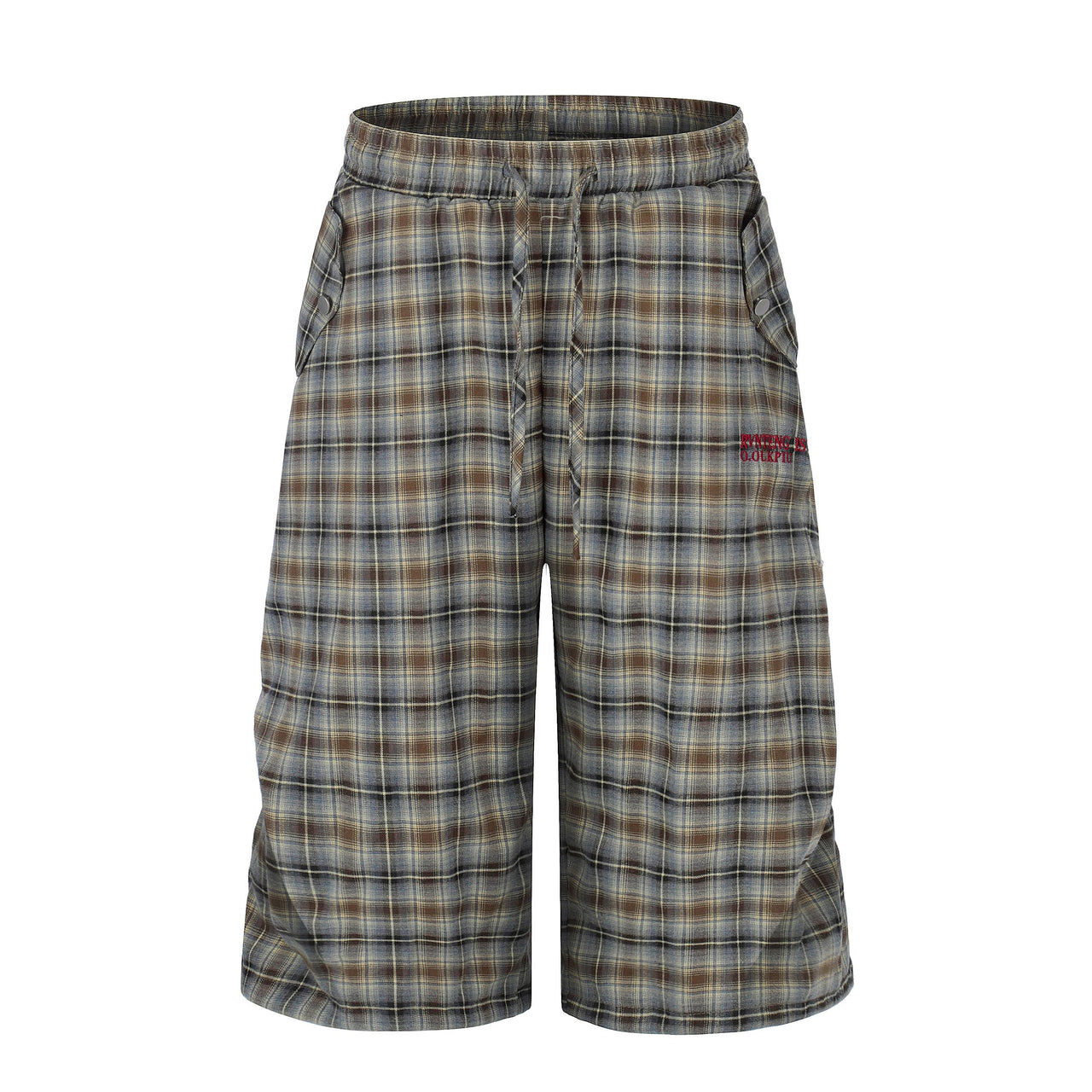 Omirad Plaid Lounge Shorts