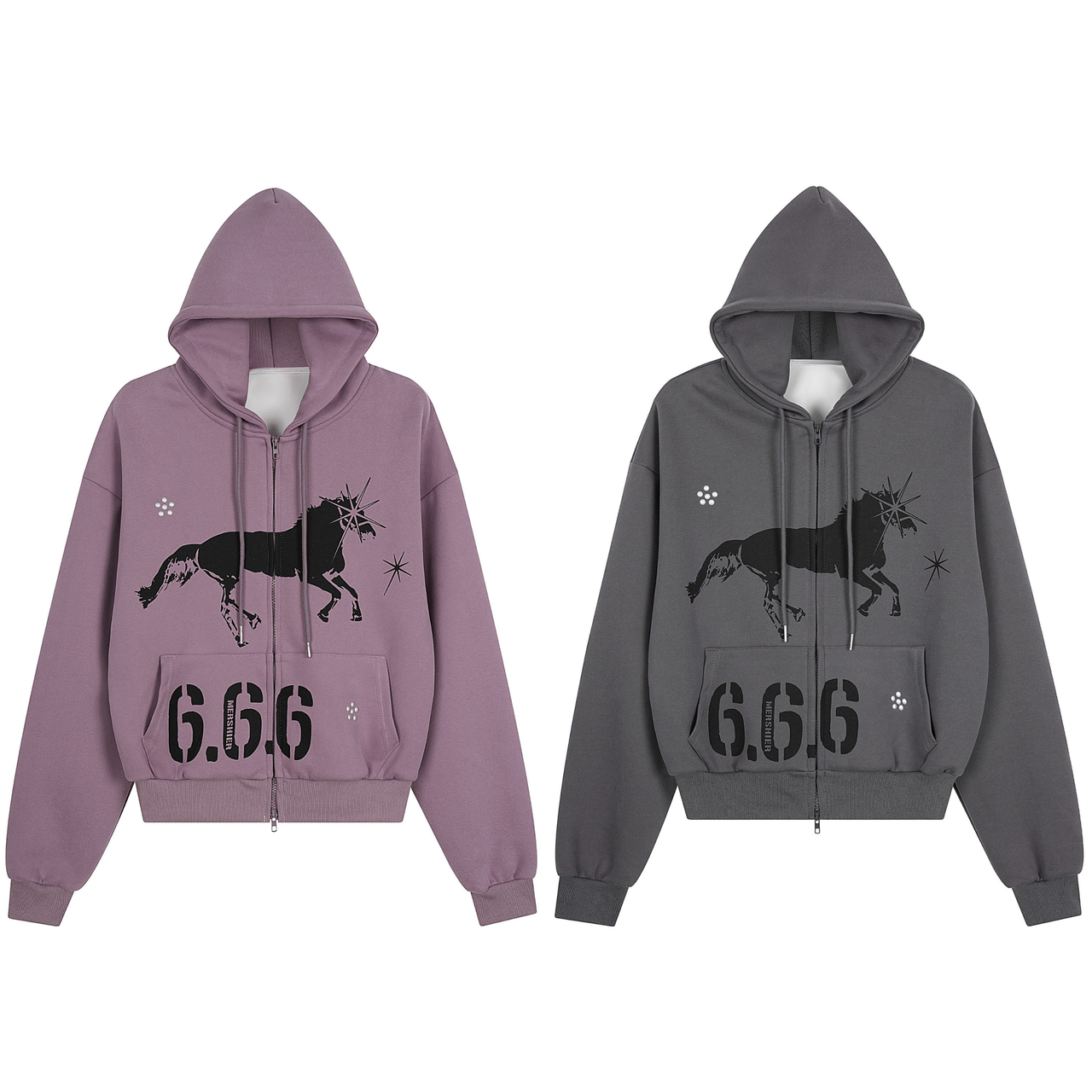 Omirad Graphic Zip Hoodie