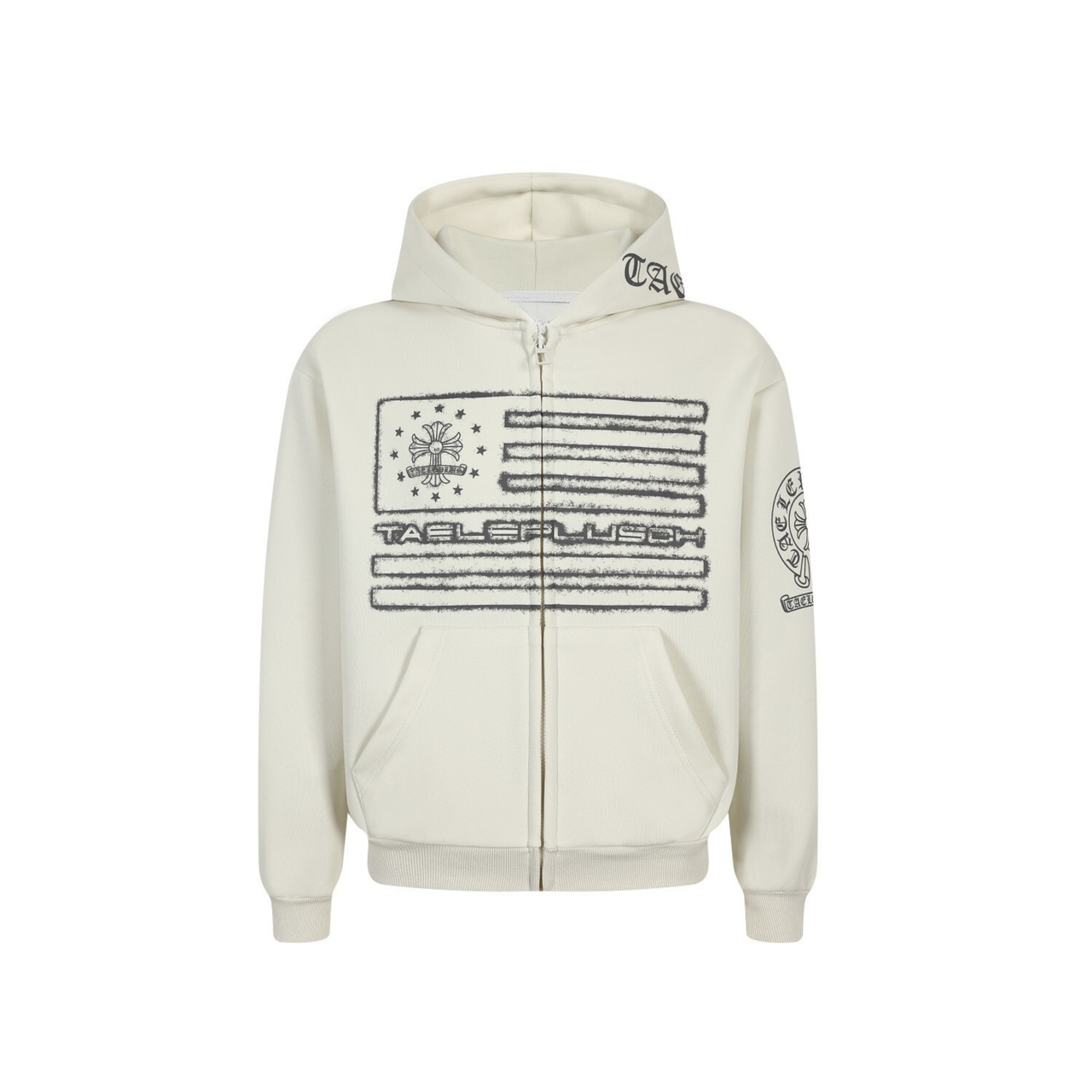 Omirad Vintage Flag Zip Hoodie