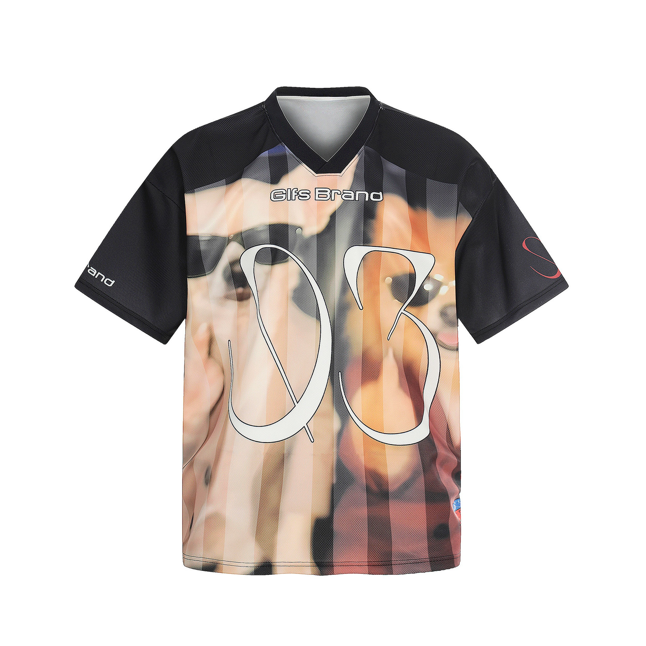 Omirad Abstract Portrait Mesh Jersey