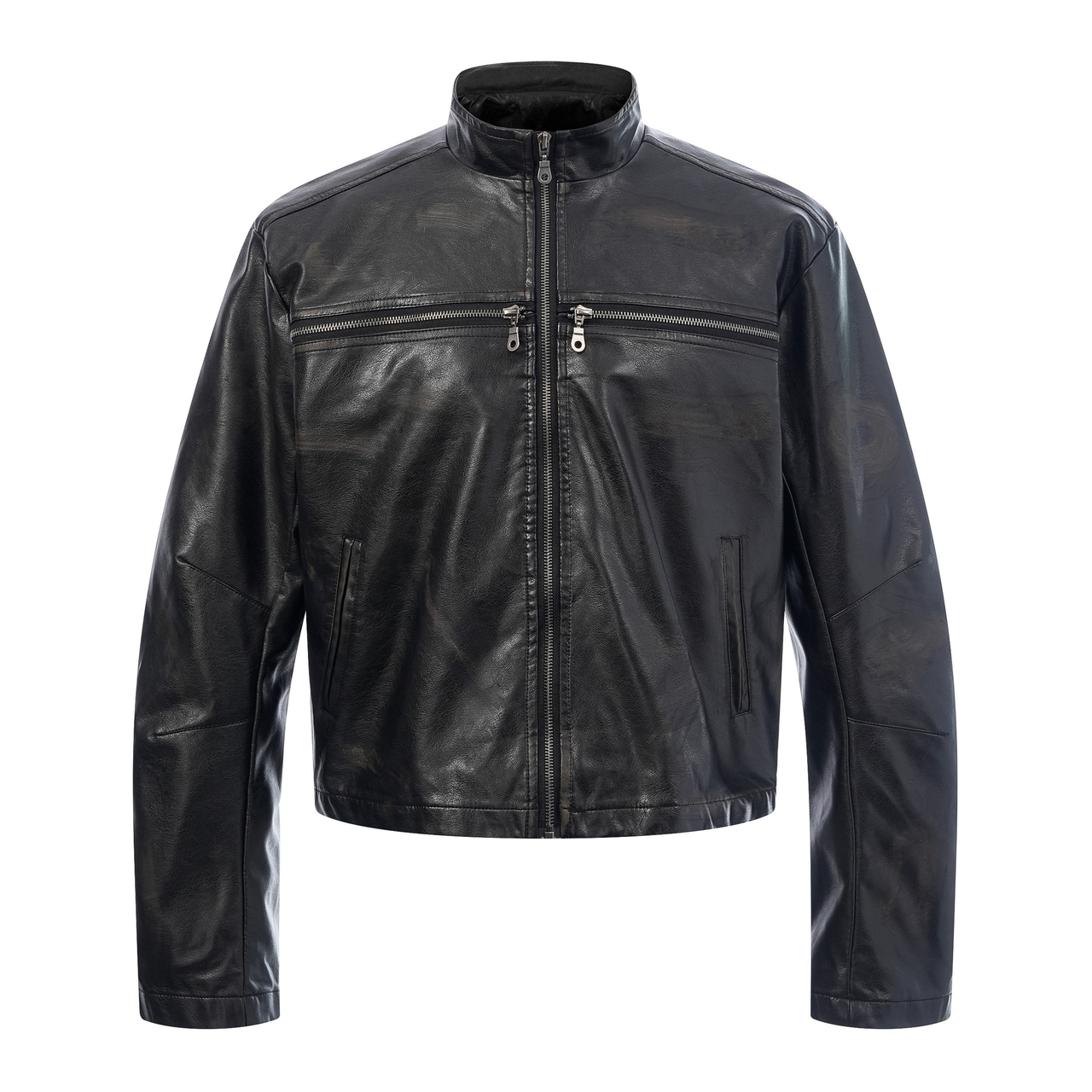 Omirad PU Leather Zip Jacket