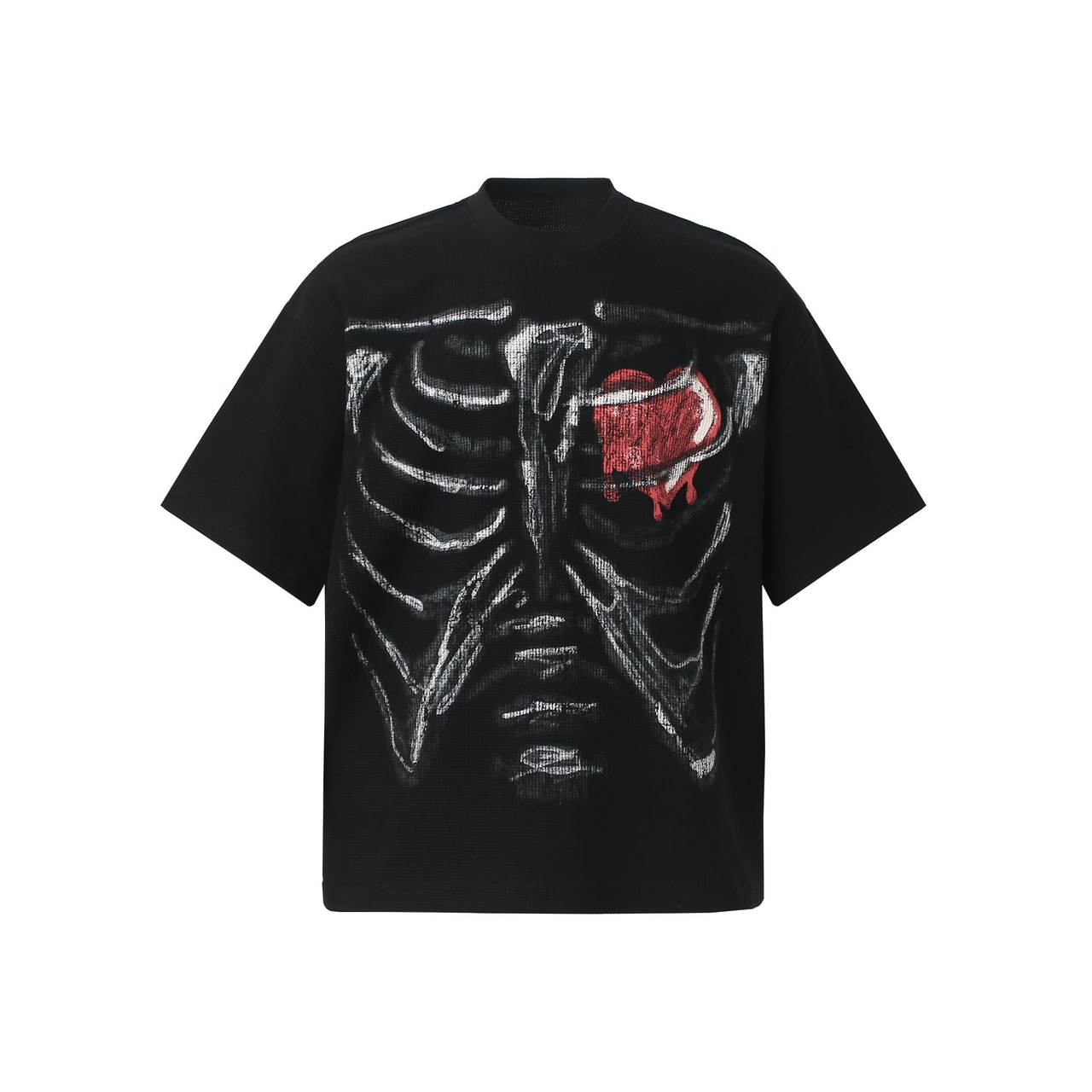 Omirad Melted Heart Ribcage Graphic Tee