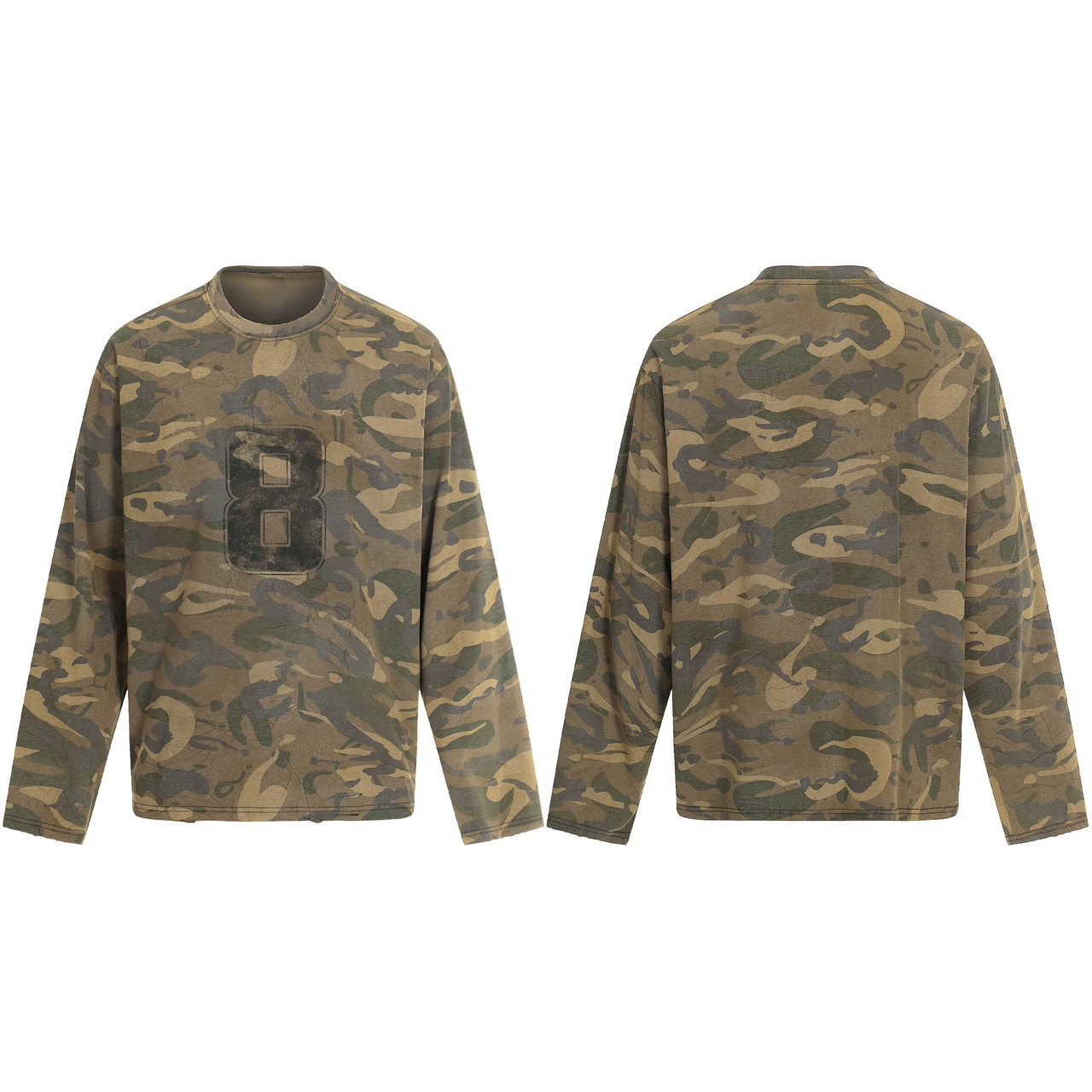 Omirad Camo Graphic Long Sleeve Tee
