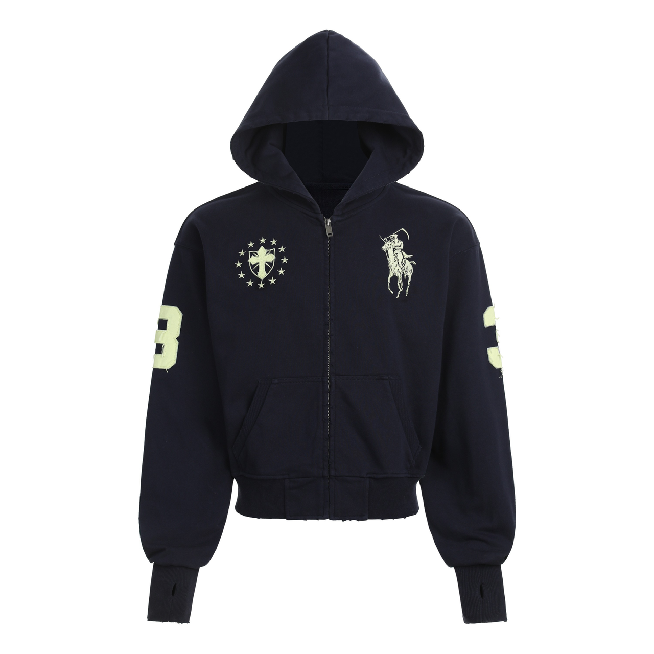 Omirad Heritage Crest Zip Hoodie