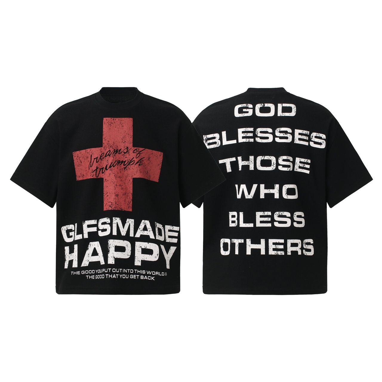 Omirad Cross Typography Graphic Tee