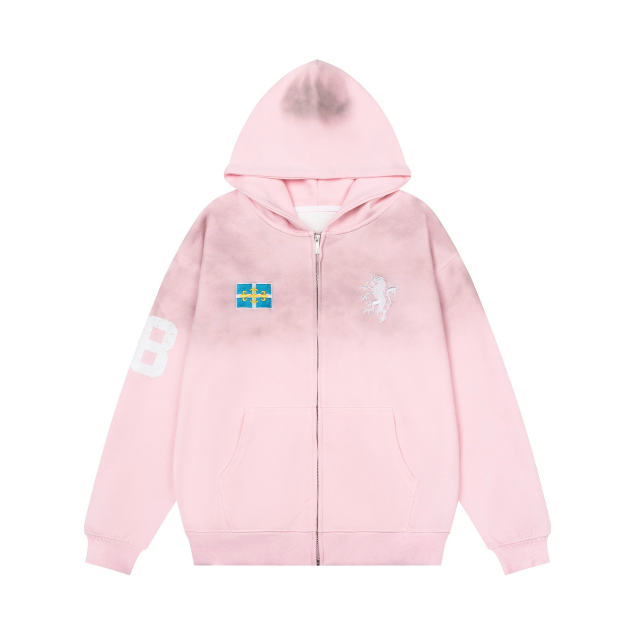 Omirad 08 Graphic Zip-Up Hoodie