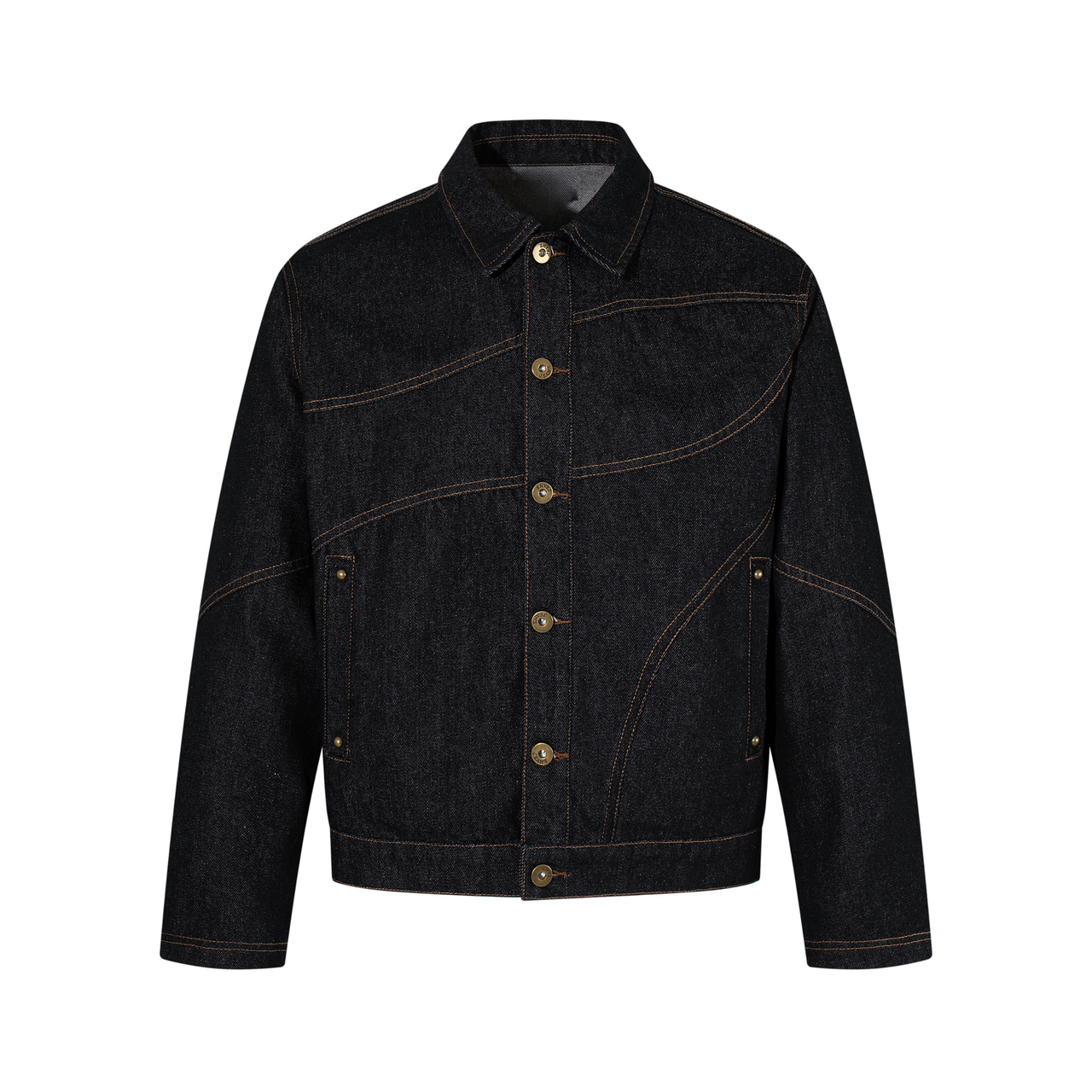 Omirad Curved Seam Denim Jacket