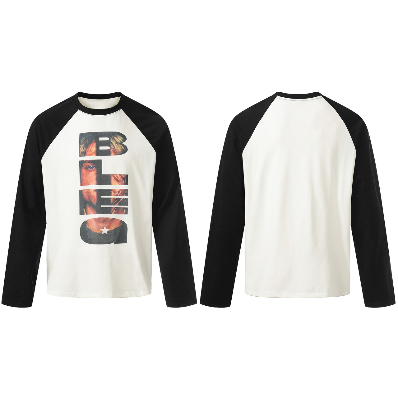 Omirad Graphic Raglan Long Sleeve Tee