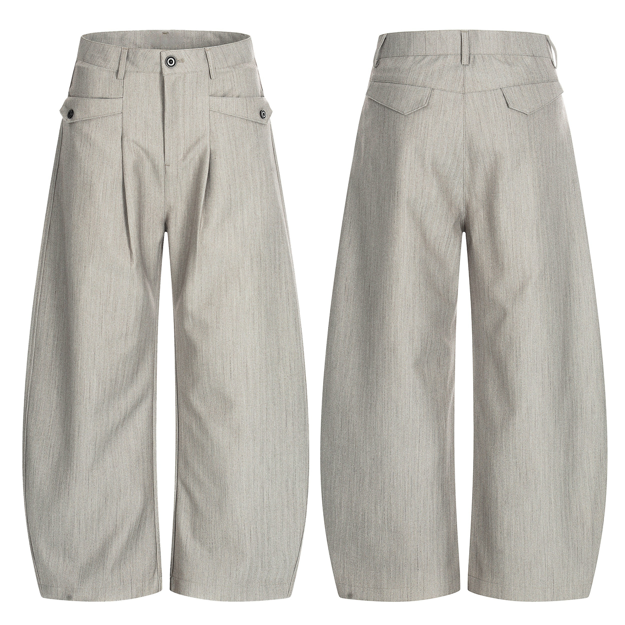 Omirad Wide-Leg Tailored Pants