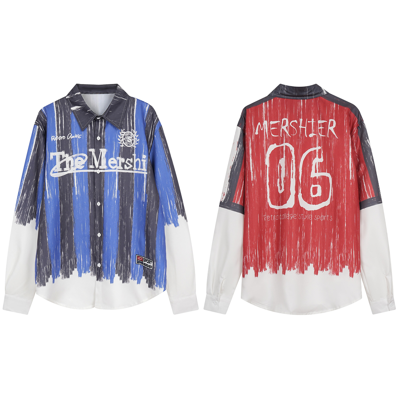 Omirad Graphic Sport Button-Up Shirt