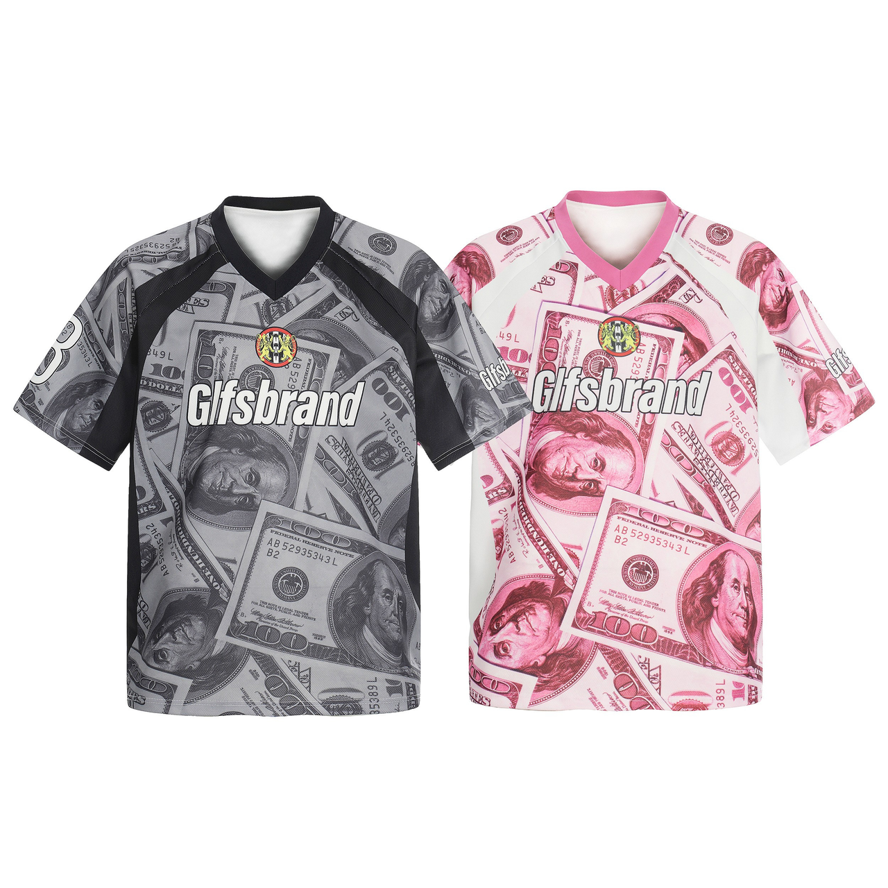 Omirad Dollar Print Mesh Jersey