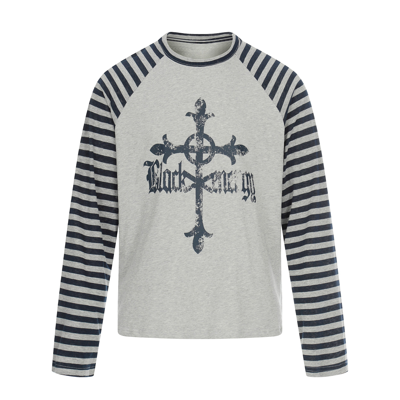 Omirad Cross Graphic Raglan Long Sleeve Tee