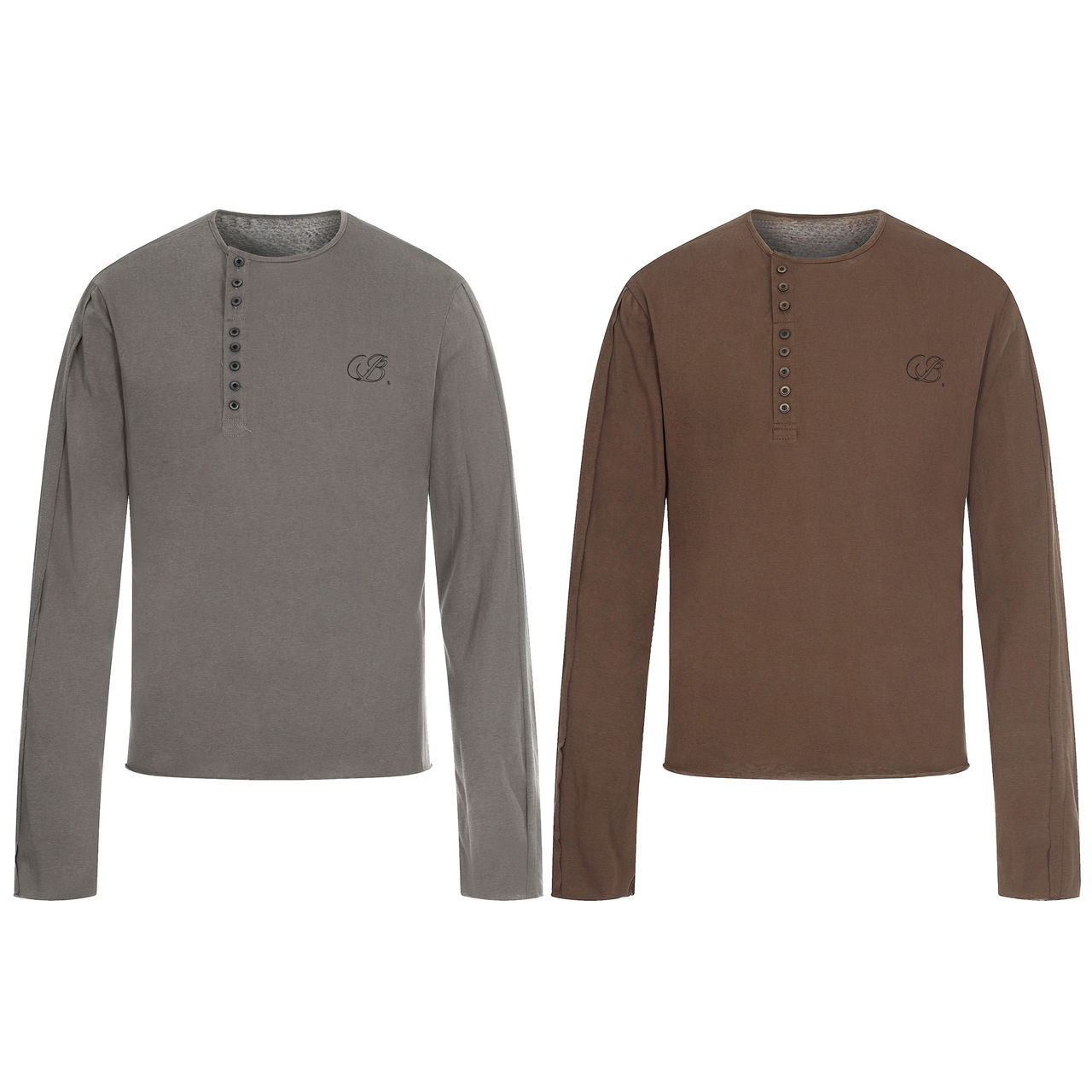 Omirad Classic Henley Long Sleeve Tee
