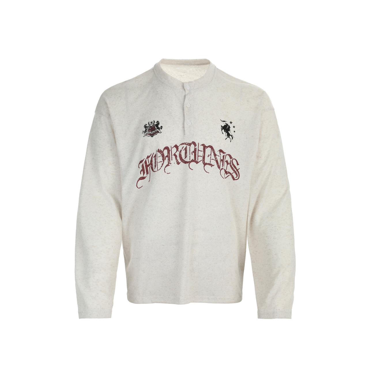 Omirad Heraldic Henley Long Sleeve