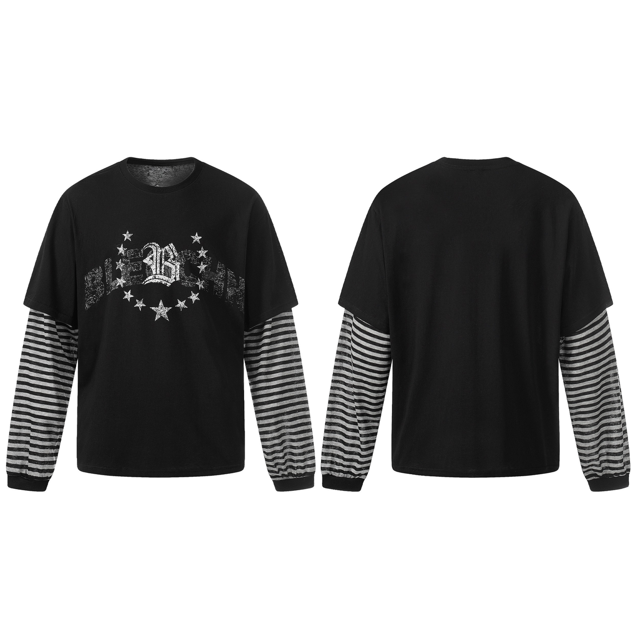 Omirad Layered Graphic Long Sleeve Tee