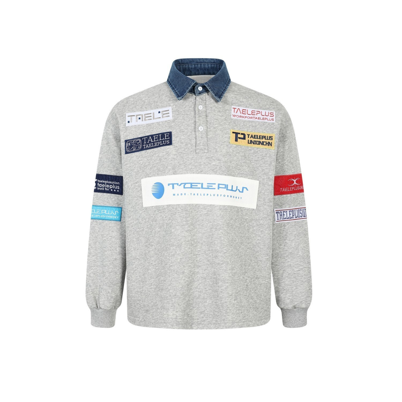 Omirad Patchwork Polo Sweatshirt