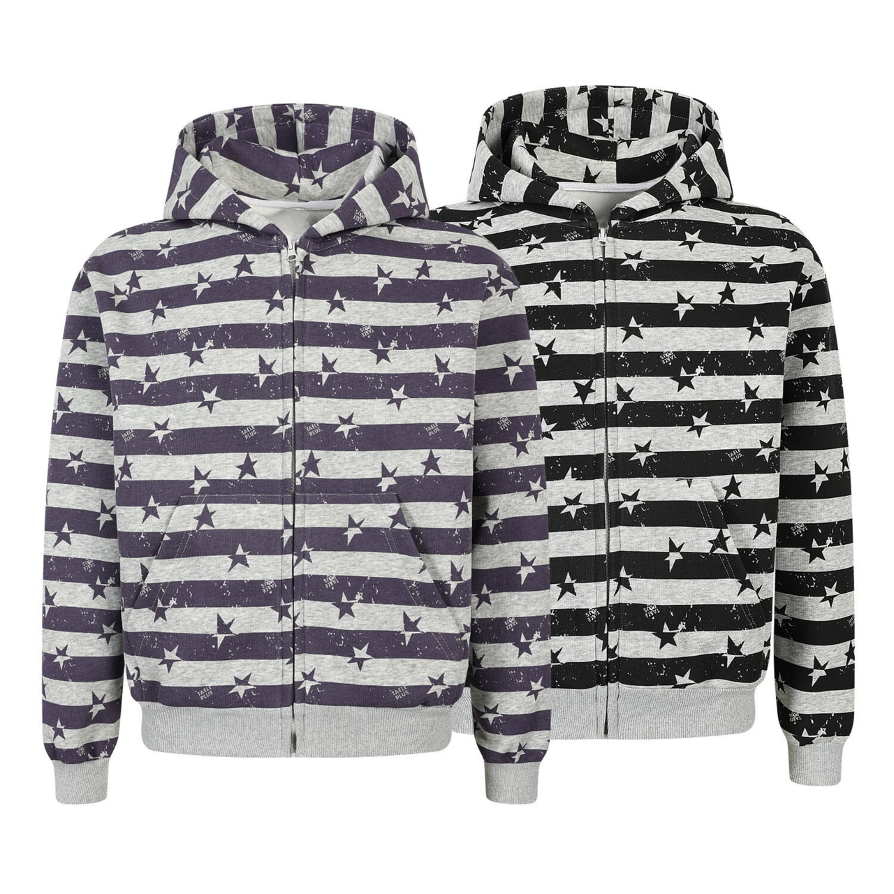 Omirad Zip-Up Graphic Hoodie