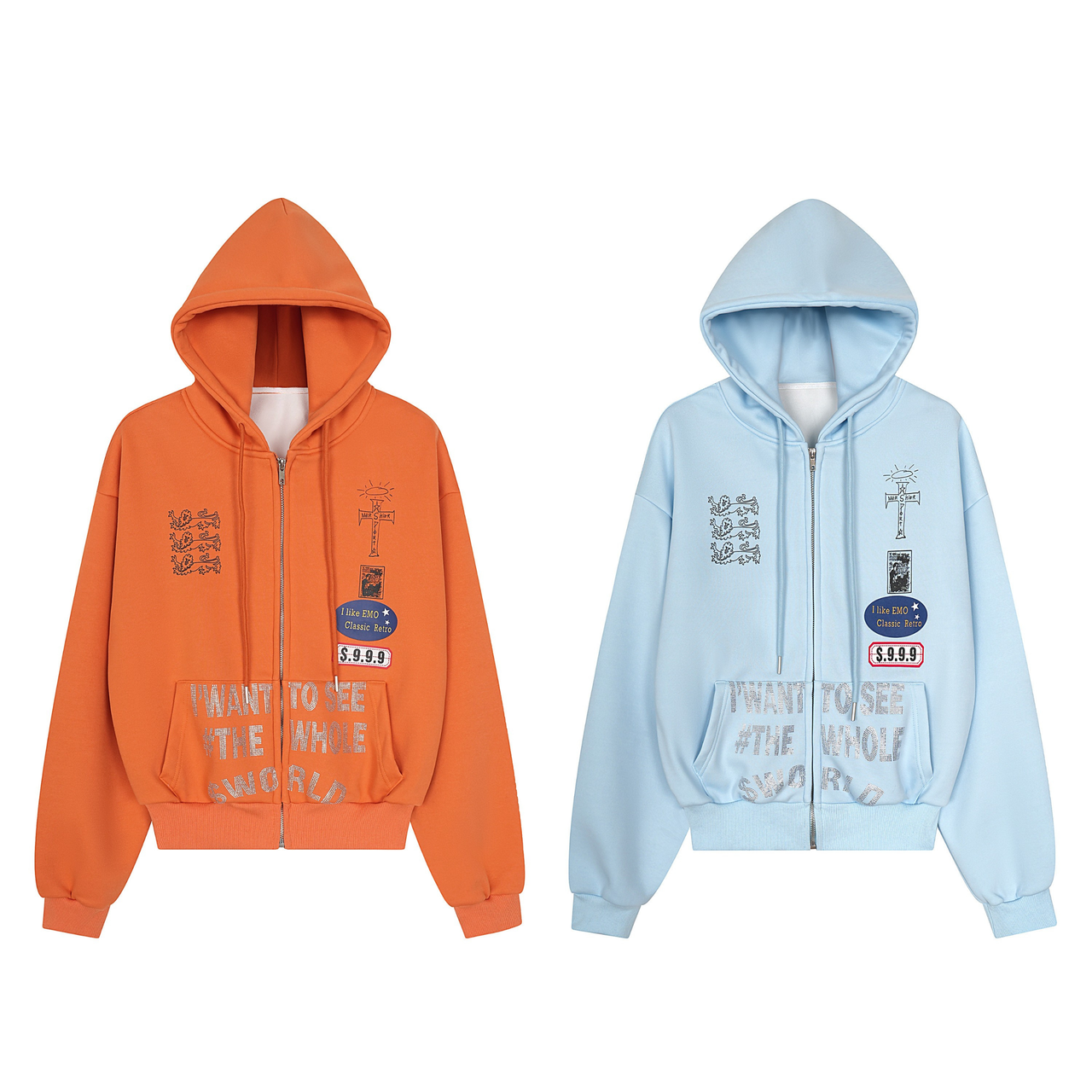 Omirad “See The Whole World” Zip Hoodie