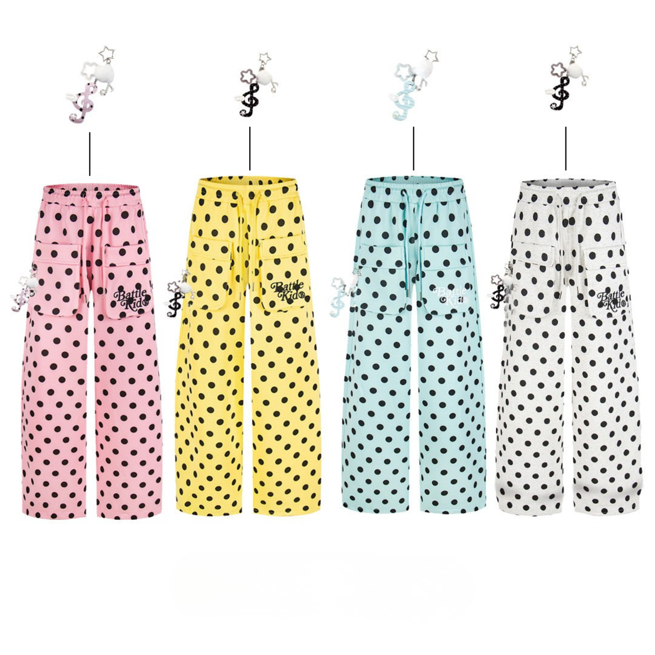 Omirad Polka Dot Cargo Pants