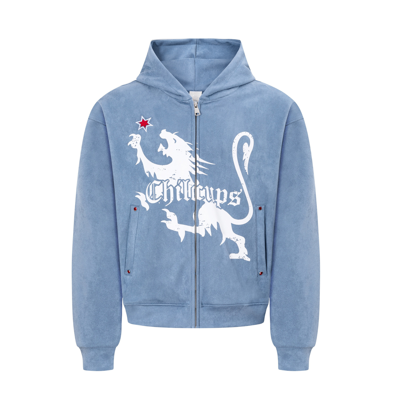 Omirad Vintage Lion Zip Hoodie