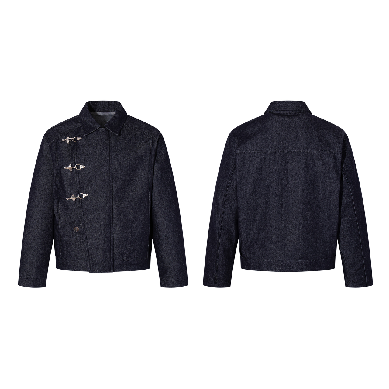 Omirad Buckle Detail Denim Jacket