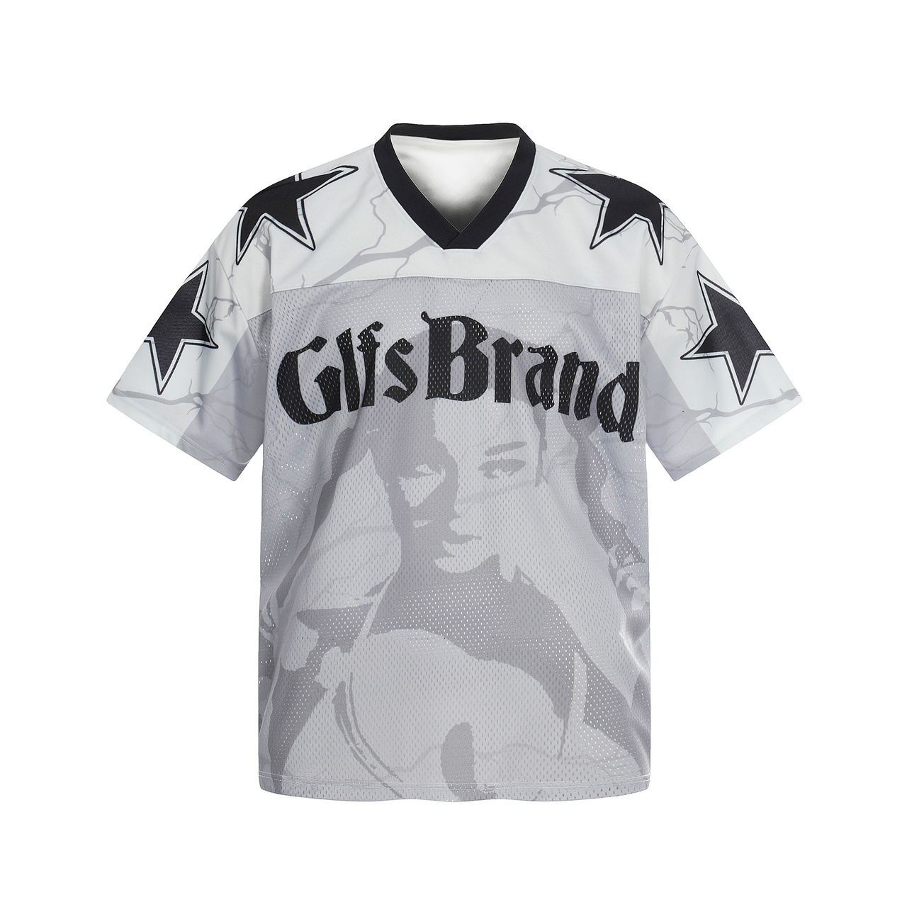 Omirad Portrait Graphic Mesh Jersey