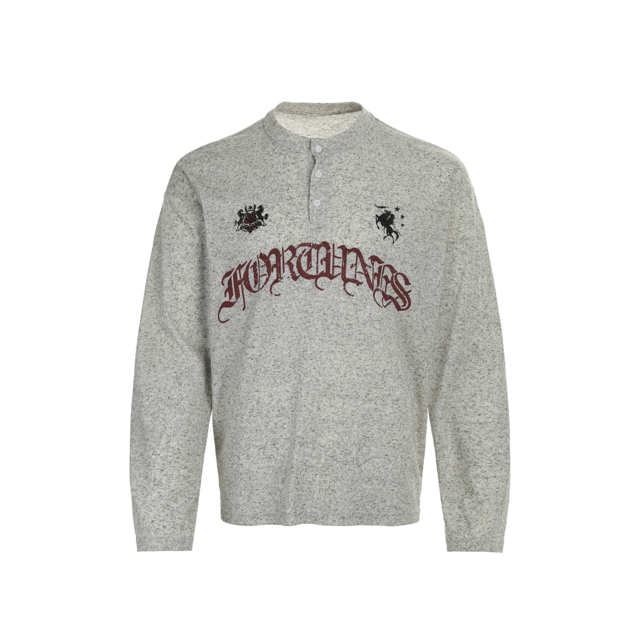 Omirad Heraldic Henley Long Sleeve