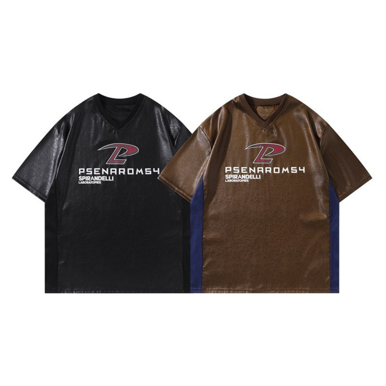 Omirad PU Racing V-Neck Tee
