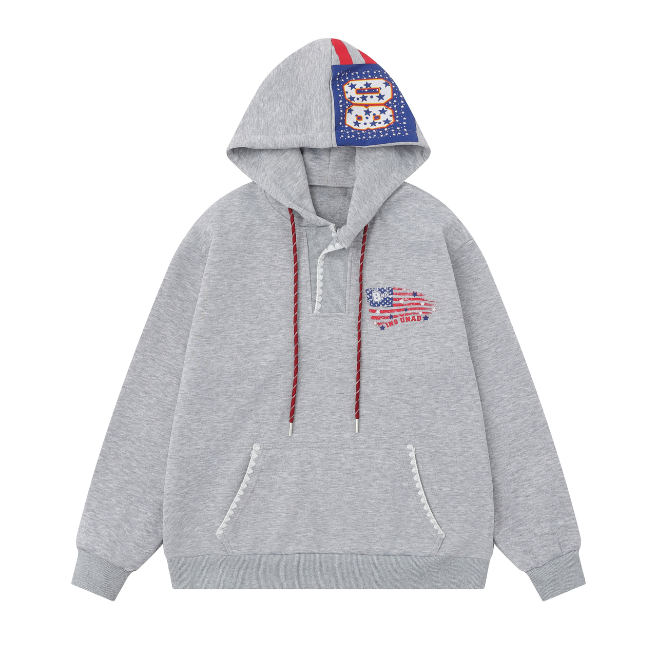 Omirad Americana Patch Hoodie