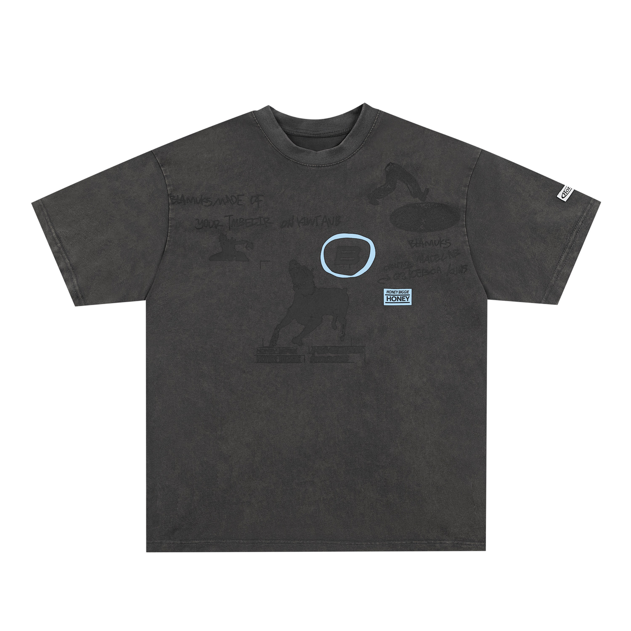 Omirad Washed Sketch Graphic Tee