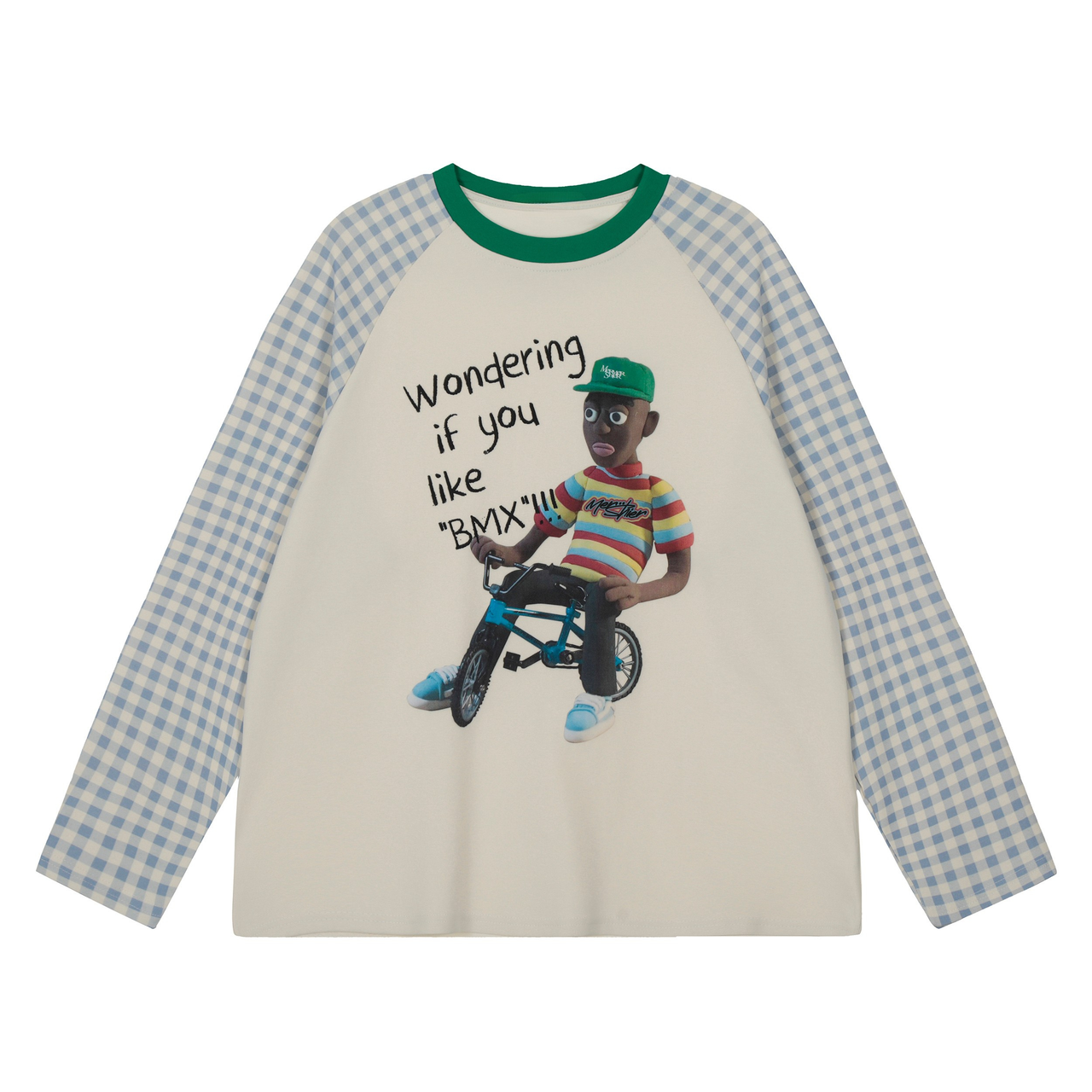 Omirad Patchwork Graphic Long-Sleeve Tee