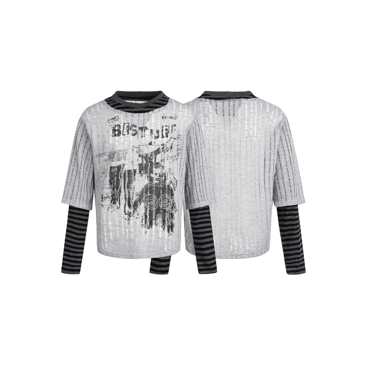 Omirad Layered Patchwork Sweater