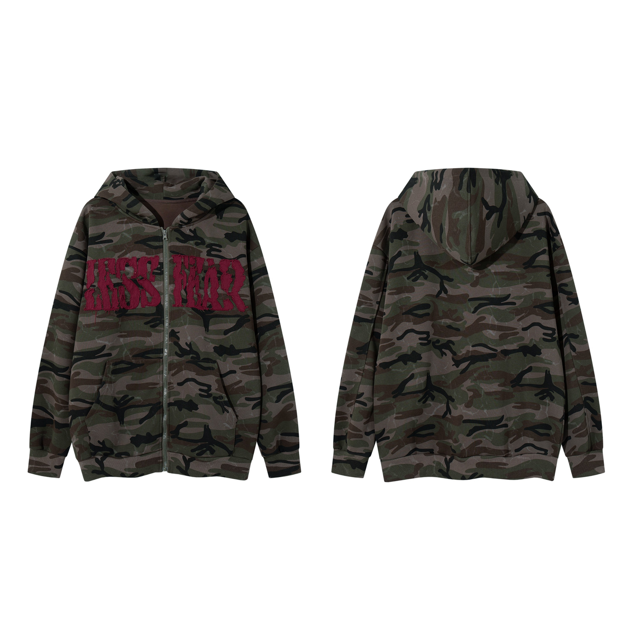 Omirad Camo Zip-Up Hoodie
