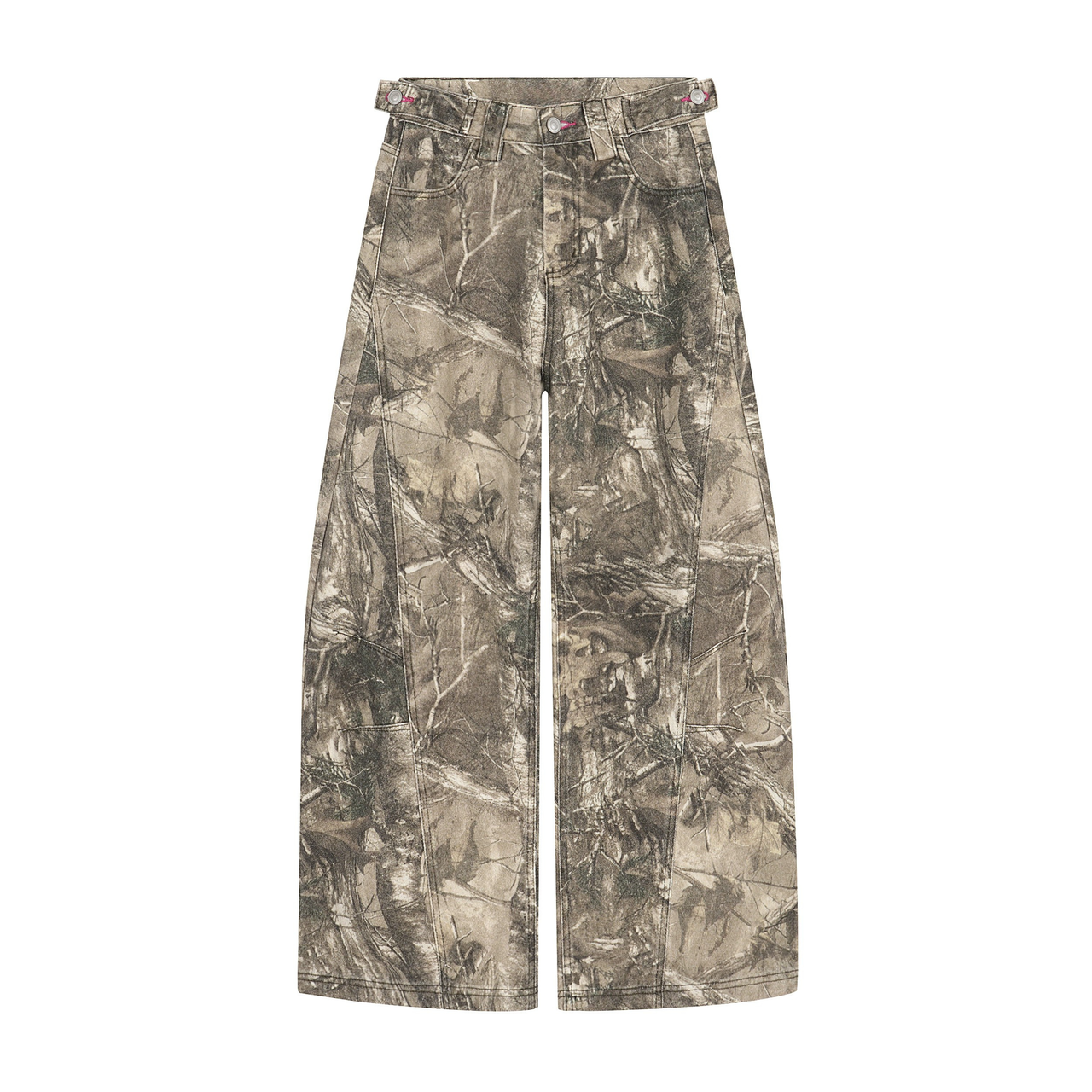 Omirad Forest Camo Wide-Leg Pants