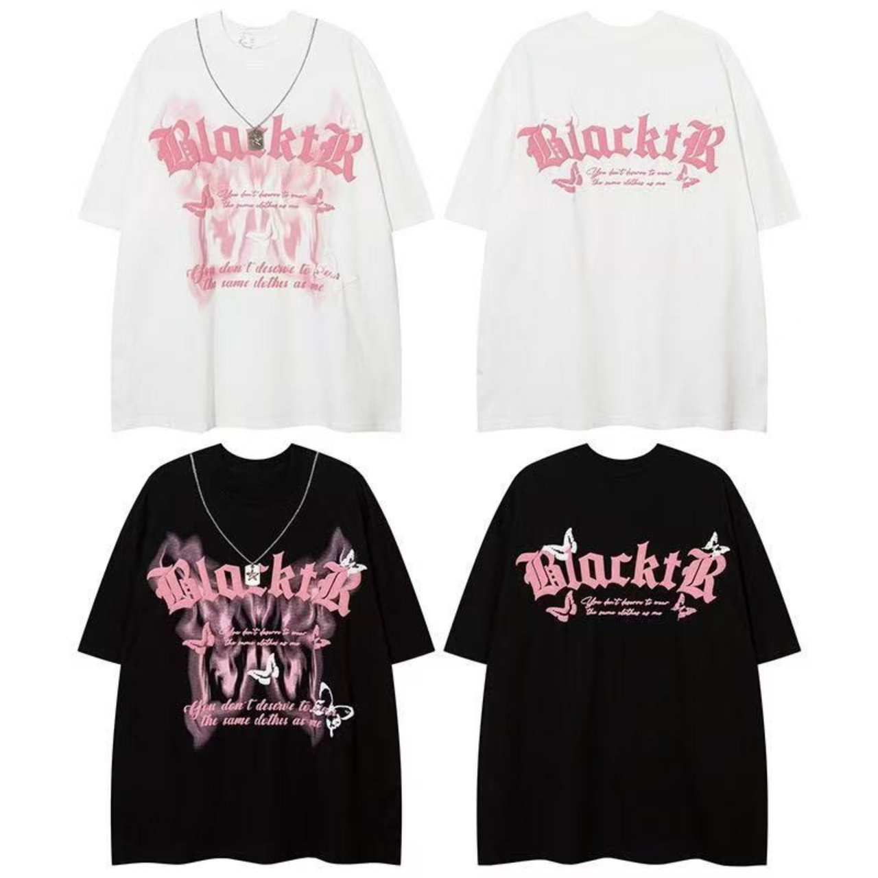 Omirad Gothic Butterfly Graphic Tee