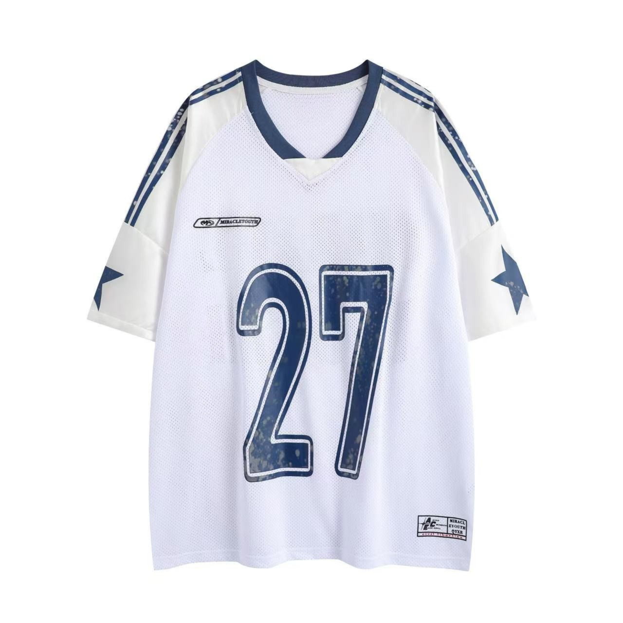 Omirad Split Mesh Sports Graphic Tee