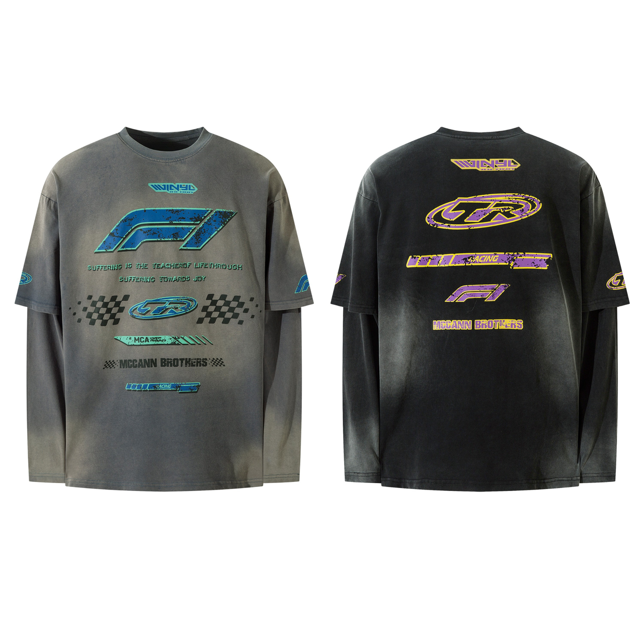 Omirad Racing Graphic Layered Tee