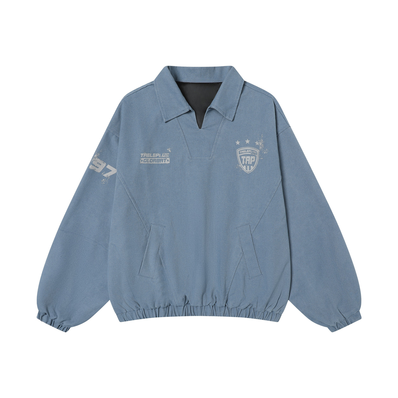 Omirad Vintage Collar Pullover Sweatshirt