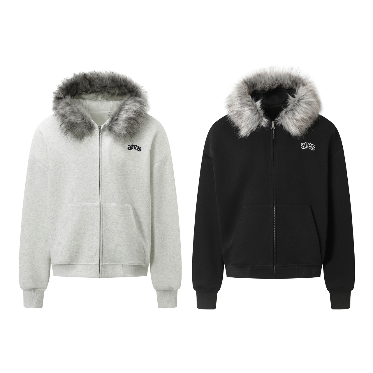 Omirad Arctic Fur Zip Hoodie