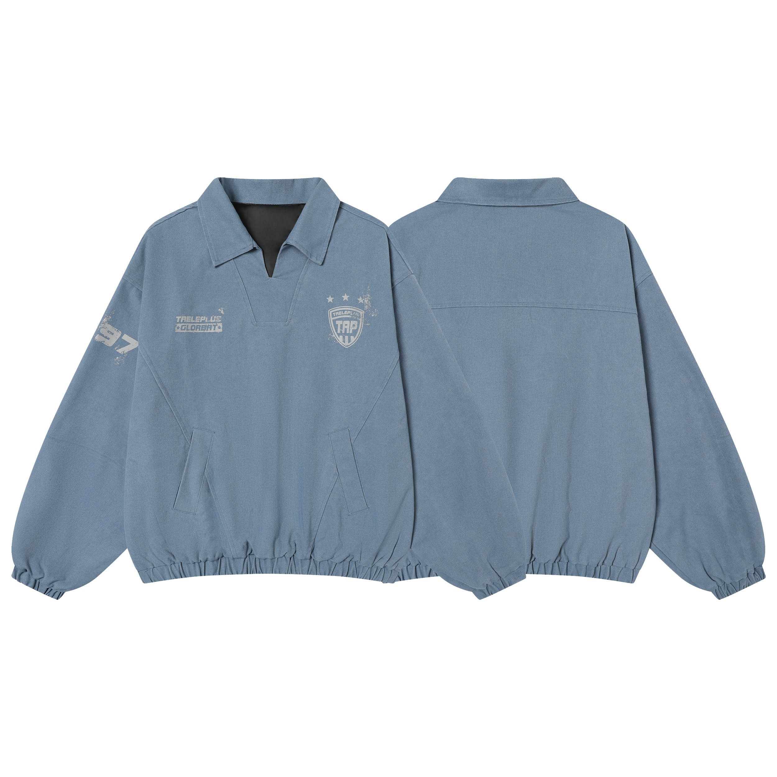 Omirad Vintage Collar Pullover Sweatshirt - omirad