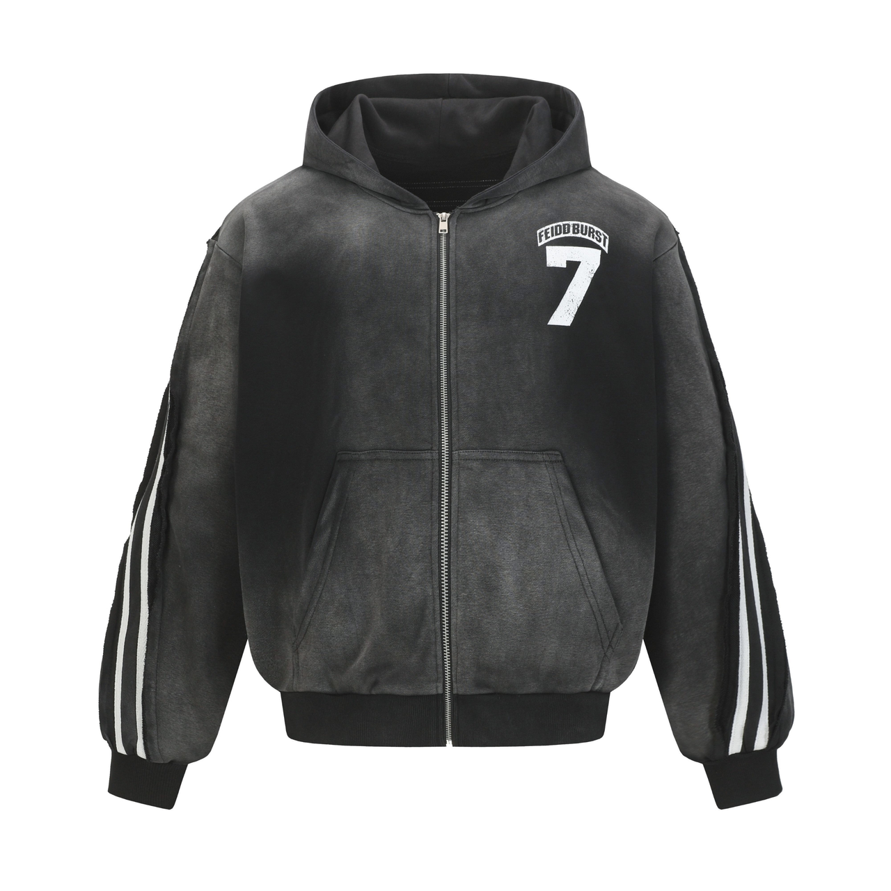 Omirad Varsity Zip-Up Hoodie Jacket