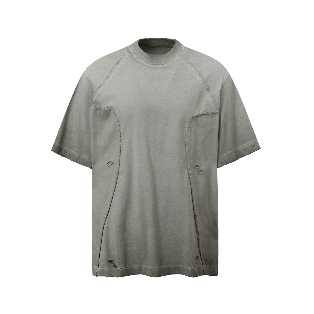 Omirad Distressed Panel Short Sleeve Tee