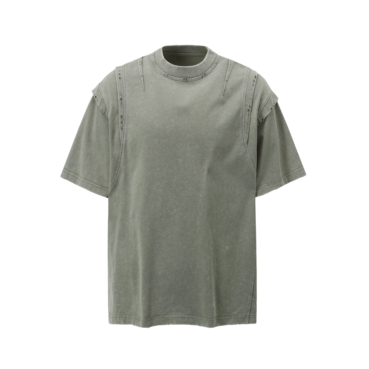 Omirad Washed Panel Short Sleeve Tee