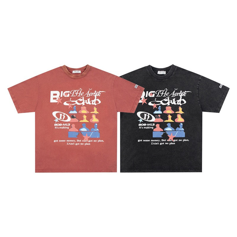 American Vintage Printed Washed Tee