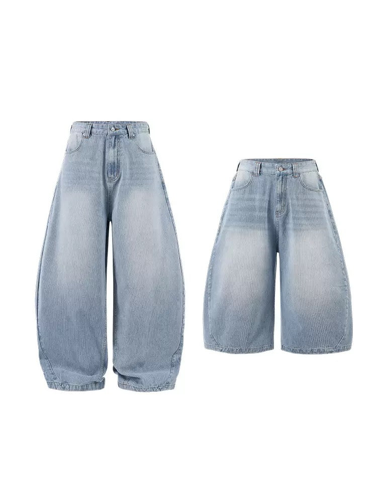American Street Style Tapered Blade Denim Jeans