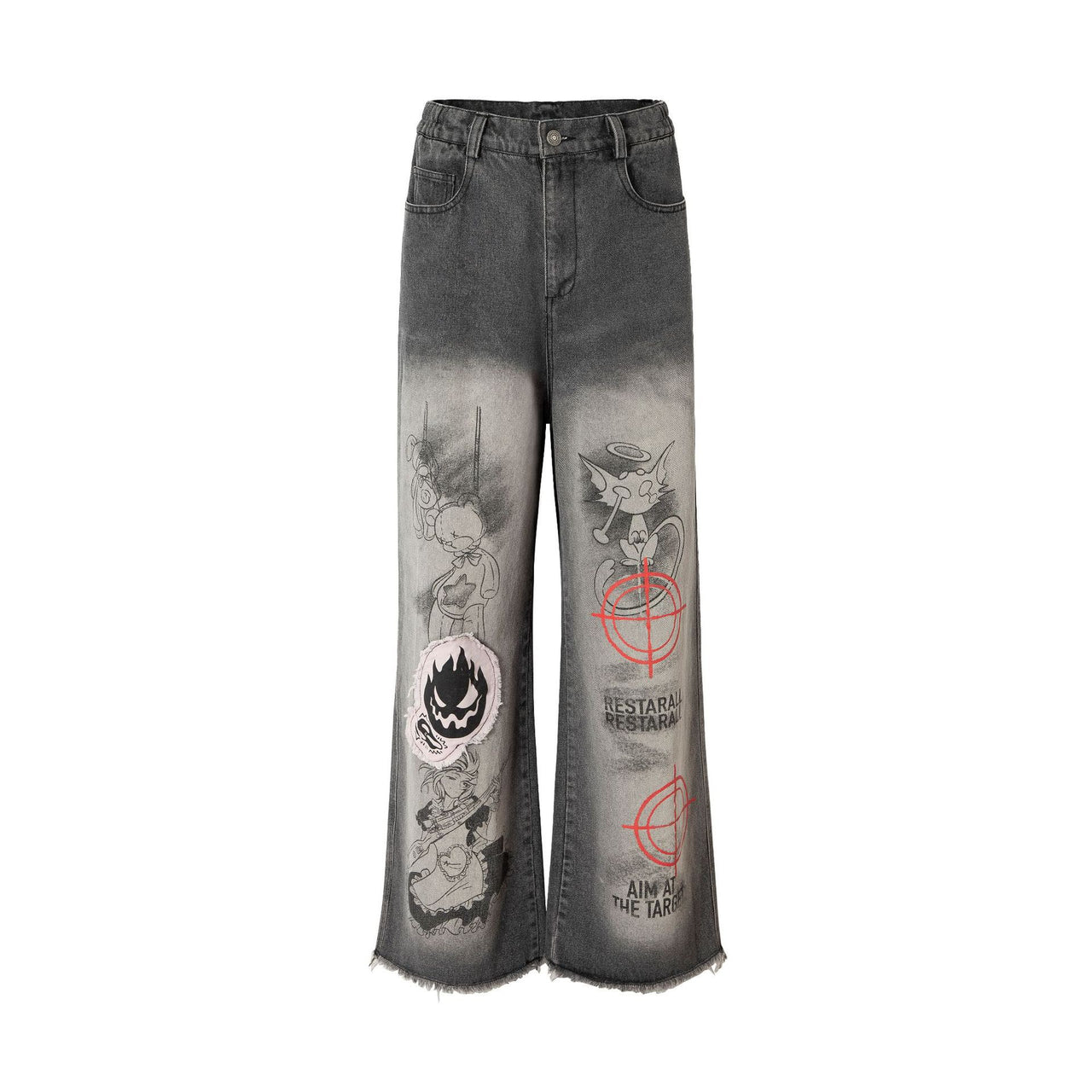 High Street Distressed Jeans